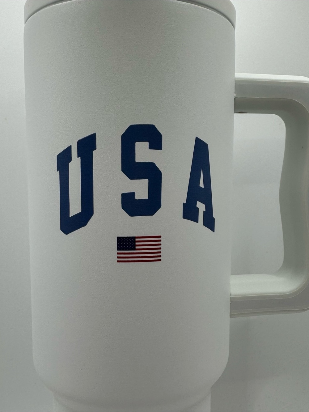 Simple Modern 40oz Trek Tumbler USA White Handle Insulated Cup Straw New